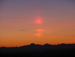 Winter Olympic Sunset