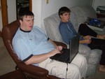 Kev and James