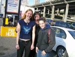 At the Aquarium WIth Dana, Kiera, and Dana's friend