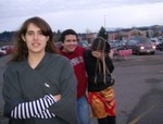 Walking to Starbucks