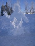 Snow Sculpture -- Eskimo